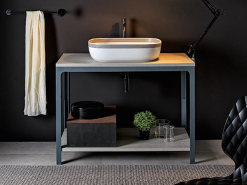 ABLE - Floor-standing single vanity unit by Scarabeo Ceramiche - view 2